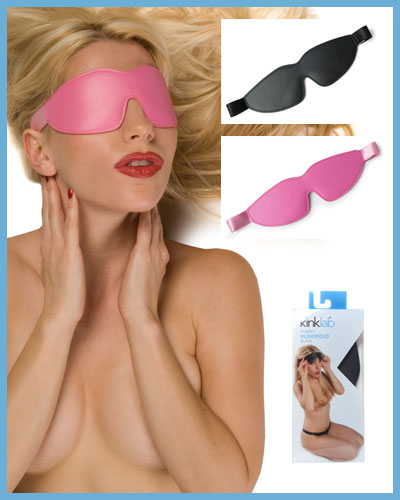 BLACK PADDED BLINDFOLD