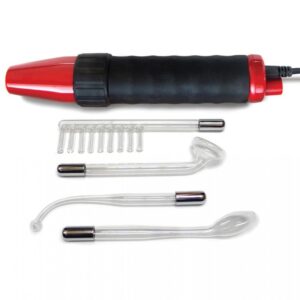 NEON WAND ELECTROSEX KIT RED HANDLE PURPLE ELECTRODE
