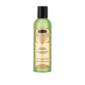 Massage Oil Natural Vanilla Sandalwood 2 fluid ounces from Kama Sutra. Now available in a convenient 2 fluid ounces travel size. A light