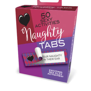 Romantic Naughty Tabs 50 Activities from Little Genie. Exciting sex play activitites. Spice up your love life with Naughty Tabs