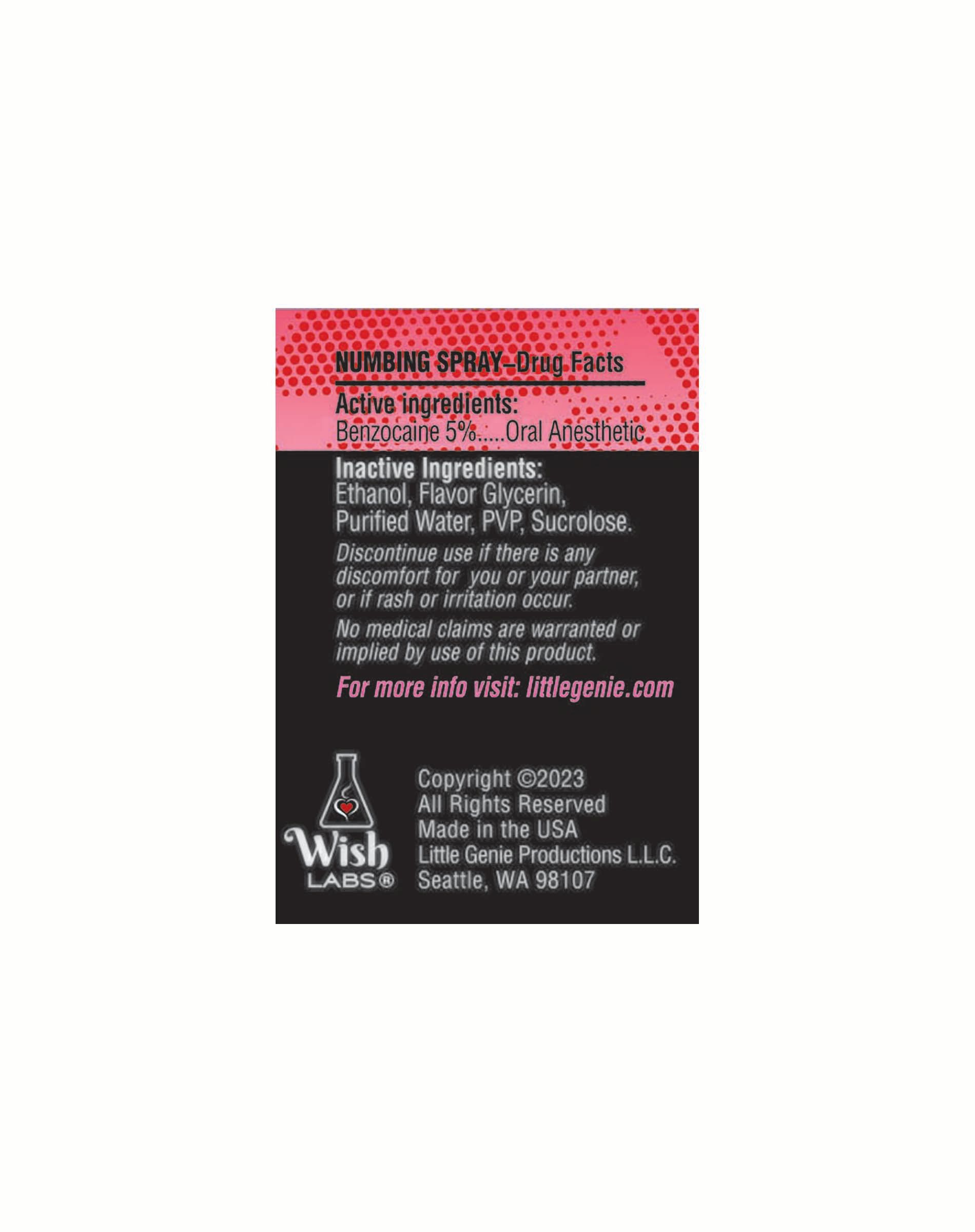 Cheef Relief Cherry Sore Throat Spray 1 fluid ounce from Little Genie Novelties. The ultimate solution for smokers seeking relief from dry cough and itchy throat. Our carefully crafted formula targets and relieves the pesky irritations associated with smo