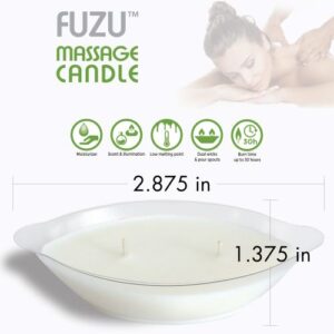 Fuzu Massage Candle Coconut Passion 4 ounces from Doctor Love. A romance inspiring candle