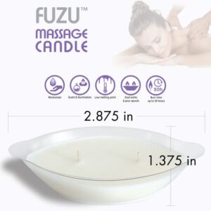Fuzu Massage Candle Lavender Mist 4 ounces from Doctor Love. A romance inspiring candle