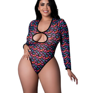 The Hazy Dayz Teddy by Magic Silk is a statement piece designed for customers who love daring styles. Made from soft and stretchy