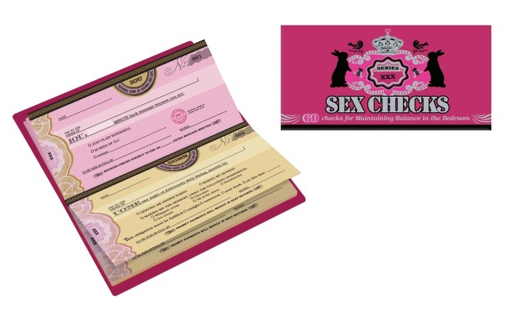 Sex Checks 60 Checks for Maintaining Balance in the Bedroom Book written by Potter Style. Who says money can not buy you love? Issued by the World Bank of Savings and Love these playful checks offer a diverse portfolio of options for the shy and adventuro
