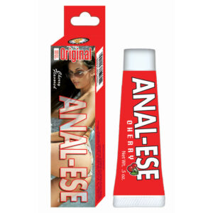 Anal Ese Cream Cherry .50 ounce from Nasstoys of NY. Apply a small amount to rectal area prior to penetration. The original Anal Ese Cream is available in two sizes: .5 ounce and 1.5 ounces tubes. Also now available in non-graphic home party packaging. Ea
