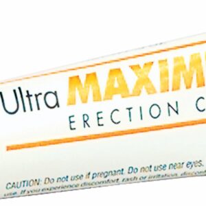 Ultra Maximum Erection Cream . 5 ounce tube from Nasstoys of NY. Easy to use and safe and effective. Improves vitality and helps promote readiness. When applied 10 minutes before contact