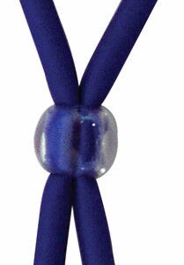 Clincher Cockring Blue from Nasstoys of New York.  Lasso style cock ring is made using phthalate free