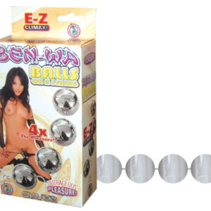Ben Wa Balls On A String Silver from Nasstoys of NY. Nylon string