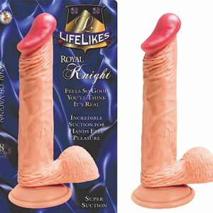 Lifelikes Royals Flesh Dong Knight 8 inches. Anal or Vaginal use. Feels so good you will think it is real. Sculpted for the size