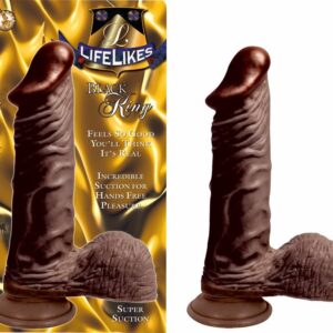 Lifelikes Black Dong King 9 inches. Anal or Vaginal Feels so good you will think it is real. Sculpted for the size