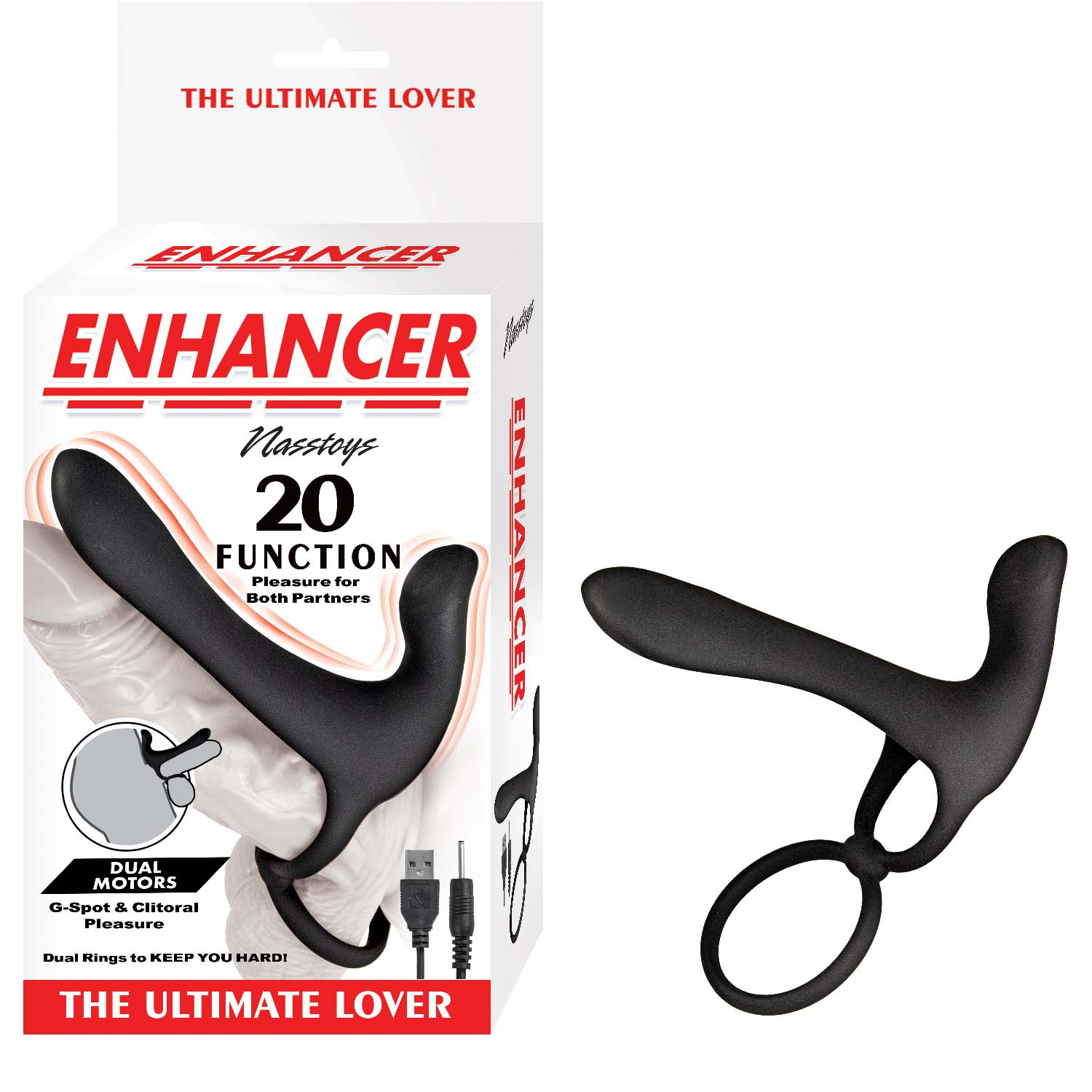 Enhancer The Ultimate Lover Black The Enhancer Ultimate Lover is the perfect couplesâ bedroom accessory and solo play pleasure provider! Silky soft
