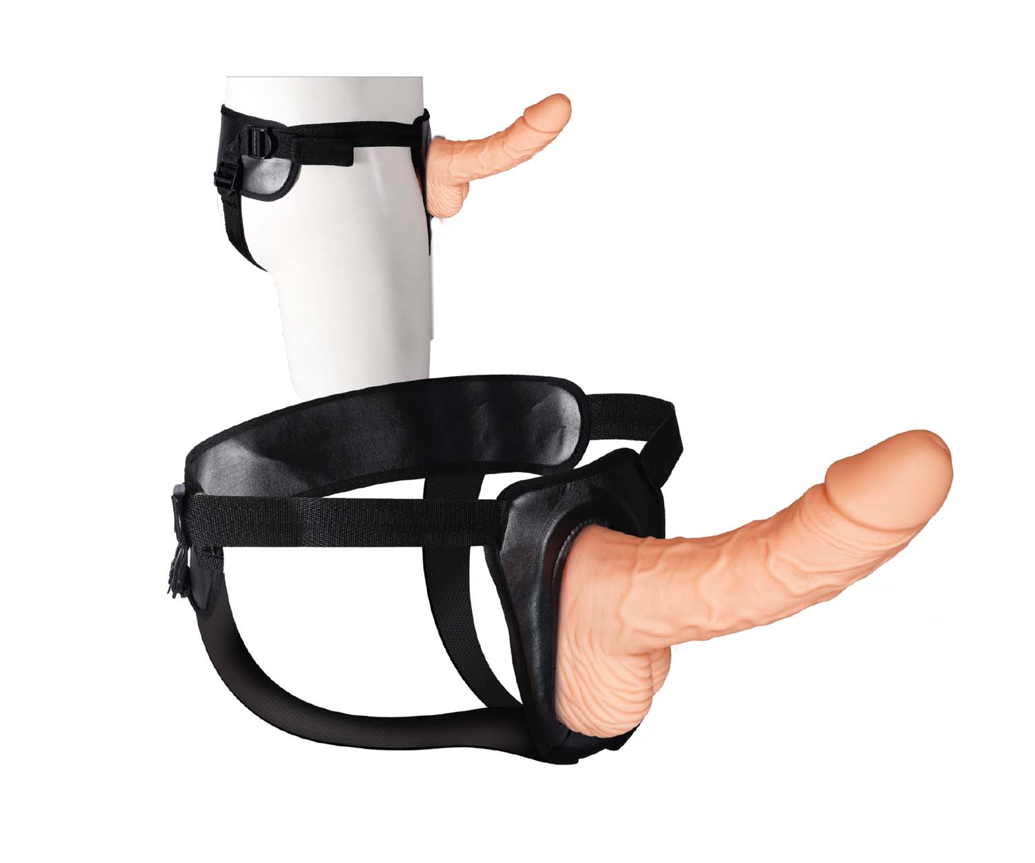 Erection Assistant Hollow Strap On 8 inches White from Nasstoys of New York for him