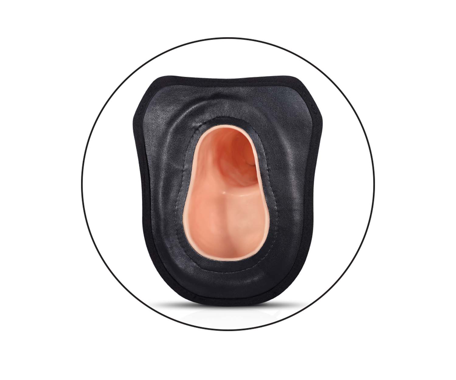 Erection Assistant Hollow Strap On 8 inches White from Nasstoys of New York for him