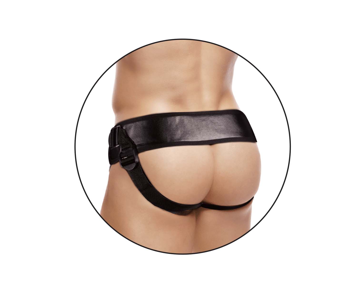 Erection Assistant Hollow Strap On 8 inches White from Nasstoys of New York for him