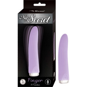 My Secret Finger Vibrator Purple from Nasstoys of New York. Finger shaped bullet style vibrator. My Secret Finger is your intimate companion