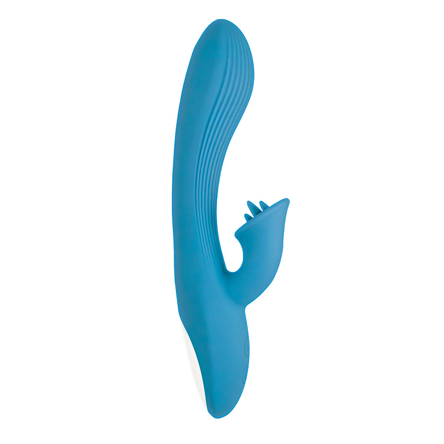 Goddess Lavish Desire Blue Vibrator from Nasstoys of New York. The Nasstoys Goddess Lavish Desires is a luxuriously soft Silicone dual stimulation Rabbit Vibrator. The quiet yet powerful vibrations will turn your playtime into pure bliss. Shaped for comfo