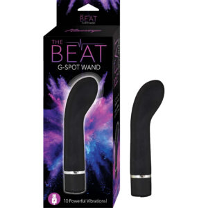The Beat G-Spot Wand Black Vibrator from Nasstoys of New York. Bring your fantasies to life with the Nasstoys G-Spot Wand. A perfectly sized compact vibrator to stimulate any erogenous part of your body but particularly your G-Spot. This vibrator is stil