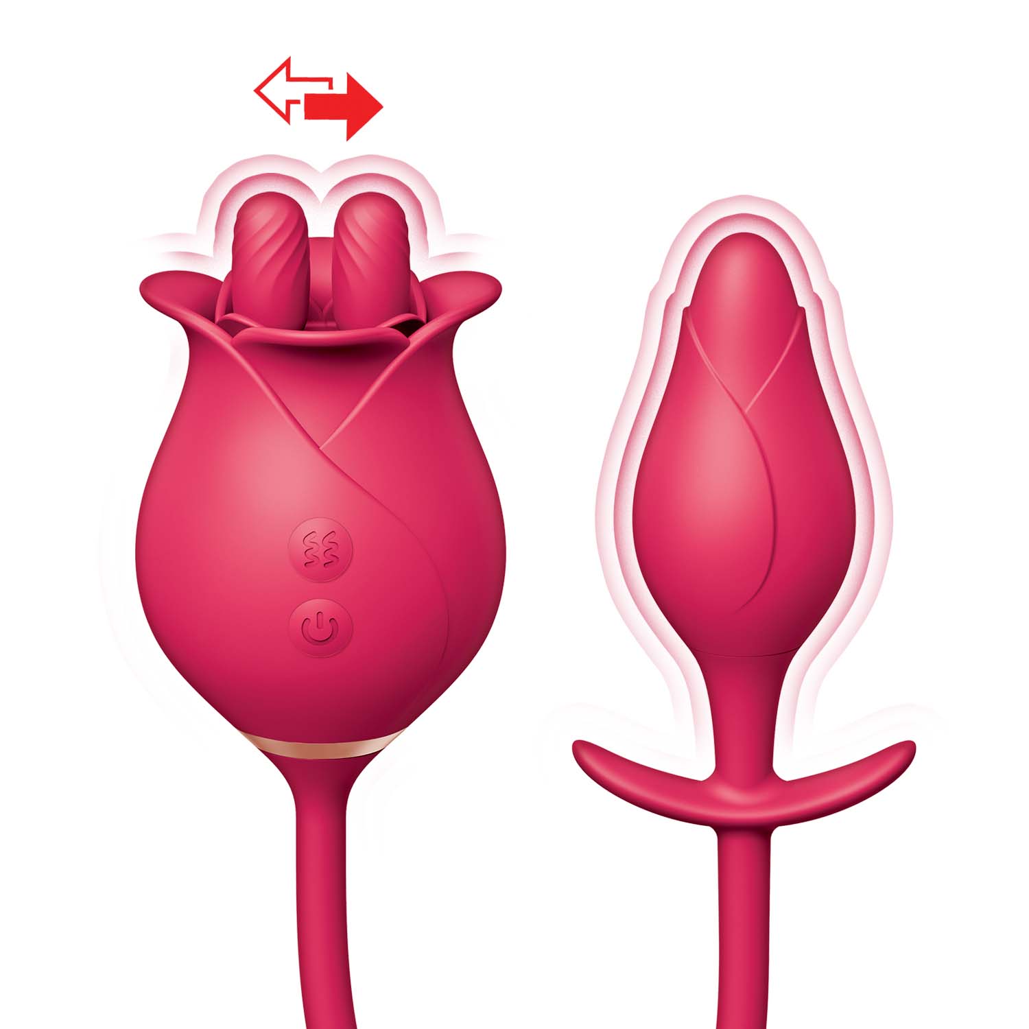 The Nasstoys Clit Tastic Tulip Finger Massager and Pleasure Plug: a symphony of pleasure designed to cater to your every desire. This versatile and innovative pleasure accessory is not just a vibrator; it is a game changer crafted to take your intimate mo