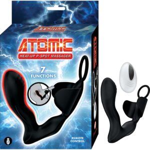 Atomic Heat Up P-Spot Massager Black from Nasstoys. Introducing the Nasstoys Atomic Heat Up P-Spot Massager. Your ticket to a world of pleasure that combines innovation