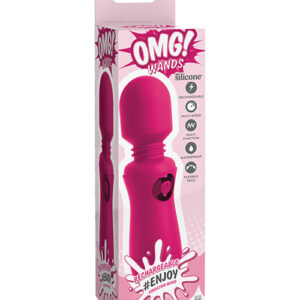 The OMG! Wand #Enjoy Rechargeable Wand Fuchsia from Pipedream Products. This wand is everything you love about wands in a convenient personal size. Seduce yourself with the silky smooth Silicone head