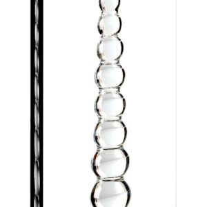 Icicles #2 Glass Anal Beads is an elegant