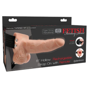 Fetish Fantasy 6 inches Hollow Rechargeable Strap On with Remote Control Flesh Beige from Pipedream Products. Have you always wanted to feel more confident about your size and enjoy satisfying sex with your partner long enough for both of you to reach org