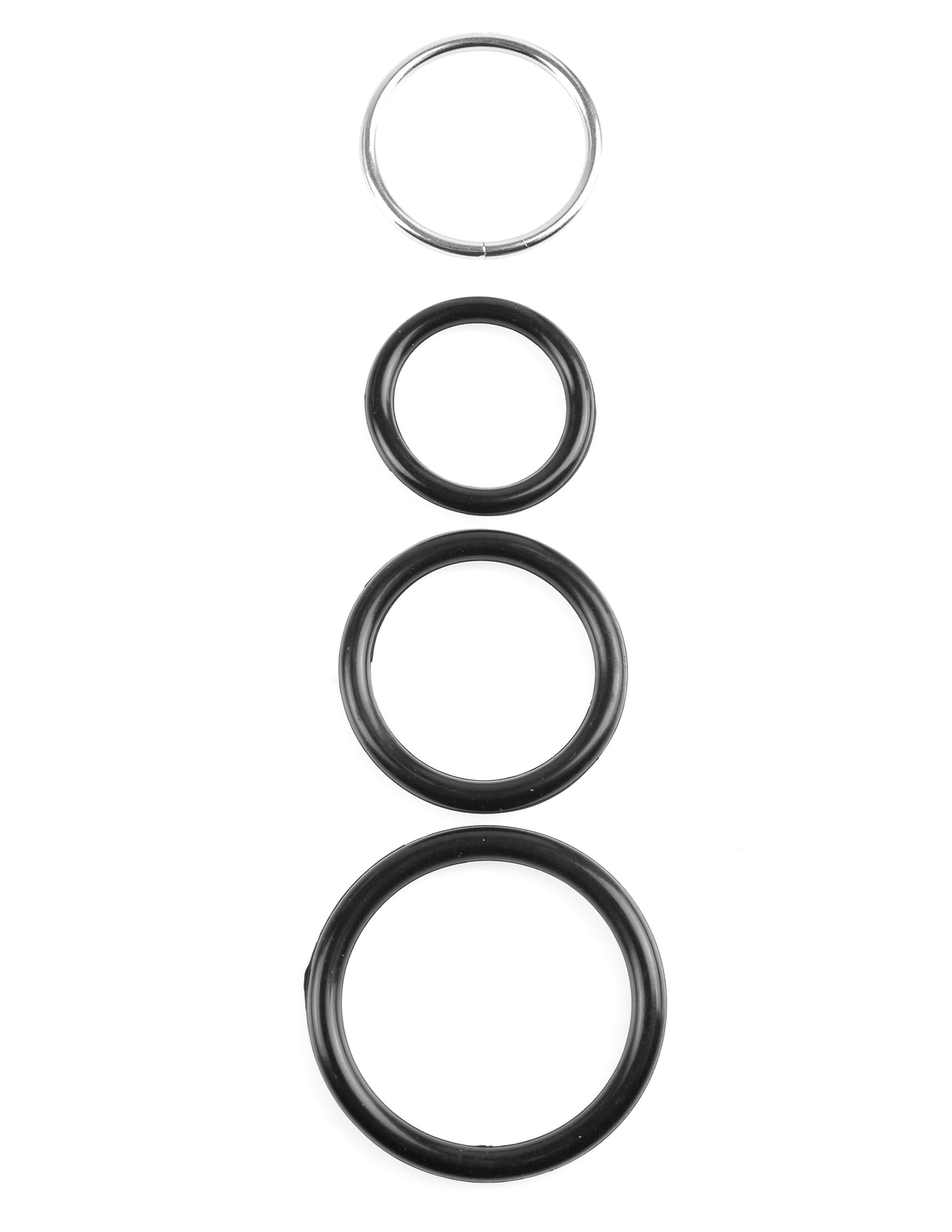 Fetish Fantasy Series Perfect Fit Harness Black from Pipedream Products. When you are looking for an affordable strap on harness that can do it all