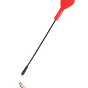 Fetish Fantasy Silicone Heart Flapper from Pipedream Products. Explore your fetish fantasies with the Silicone Red Heart riding crop paddle. The cute marks it leaves on your lovers bottom are sure to give you a heart on! Color Red. Size 28 inches in lengt