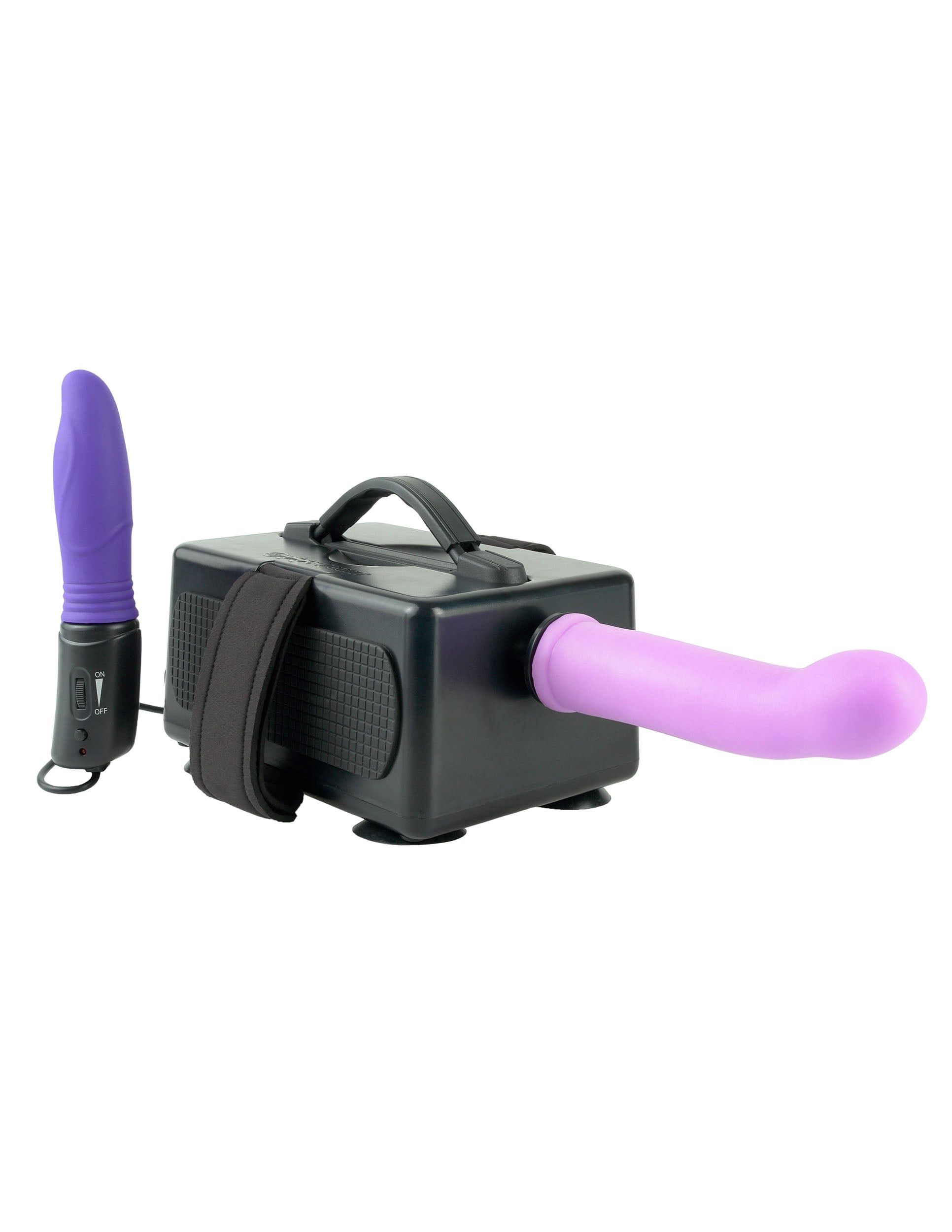 Fetish Fantasy International Portable Sex Machine from Pipedream Products. When you are looking for a travel friendly sex machine that can operate on any electric current in the world