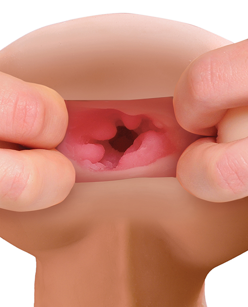 PDX Male Reach Around Stroker two products in one. Delivers incredible pleasure combinations with a tight asshole and realistic cock. The perfect bottom stroker