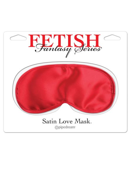 Fetish Fantasy Series Satin Love Mask Red Satin O/S from Pipedream Products. Create thrilling sexual excitement with this beautiful Fetish Fantasy Satin Love Mask. Try it on your lover or use it as a nightshade for yourself. When you put it on your partne
