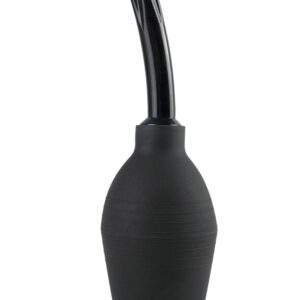 Fetish Fantasy Series Curved Douche/Enema Black from Pipedream Products. Getting cleaned has never been such dirty fun with the Curved Douche/Enema system! Designed to be pleasurable and practical