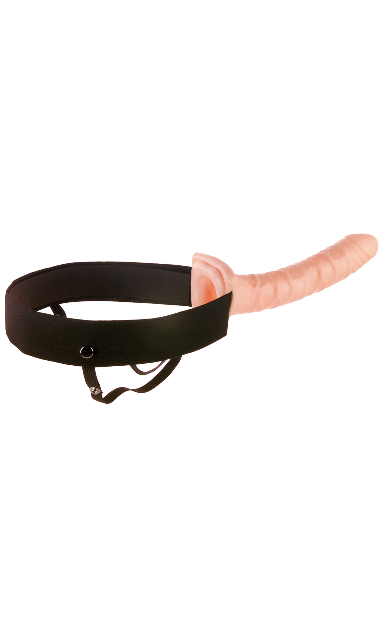 Fetish Fantasy Series 10 inches Flesh Light Skin Tone Hollow Strap On from Pipedream Products. Have not you always wanted to hang with the big dawgs and feel more confident about your size? Your lover knows that size does matter