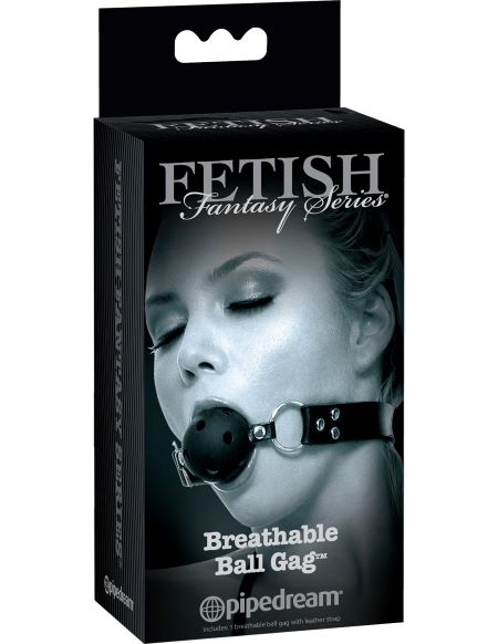 Fetish Fantasy Series Limited Edition Breathable Ball Gag Black from Pipedream Products. Take control of your fantasies tonight with the Fetish Fantasy Breathable Ball Gag. Designed for comfort