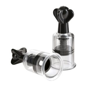 Fetish Fantasy Limited Edition Super Suckers Black from Pipedream Products. Make your nipples perk with pleasure with the Fetish Fantasy Limited Edition Super Suckers! With a few turns of the pumpâs twist dial