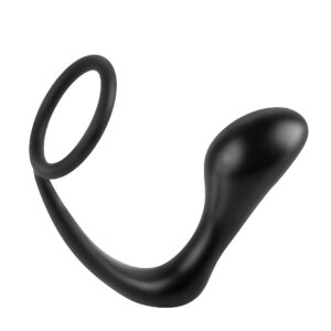 Anal Fantasy Collection  Ass-Gasm Cock Ring Plug from Pipedream Products. Enjoy the most explosive ejaculations ever with the Ass Gasm Cock Ring Plug. Made entirely from silky smooth Elite Silicone