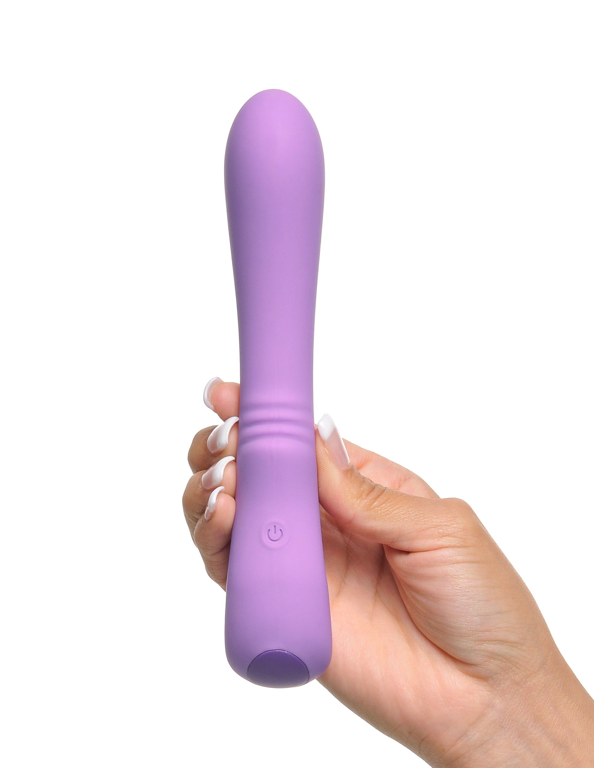Fantasy For Her Flexible Please Her Purple Vibrator from Pipedream Products. Her body was seductively curvy and she wanted an exquisite toy that could be flexible along with her. Her Flexible Please Her is generous flexibility moved with her. She pressed