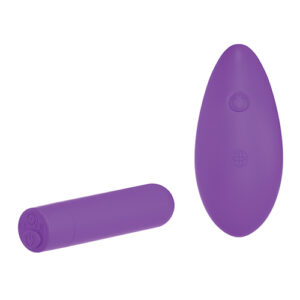 Fantasy For Her - Her Remote Control Rechargeable Bullet Vibrator from Pipedream Products. Finally! The perfect little pleasure set for herself and her lover. She smiled as she held the petite powerhouse bullet vibrator with a motor in its smooth
