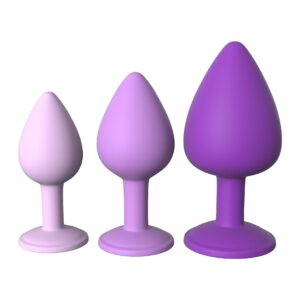 Fantasy For Her Her Little Gems Trainer Set from Pipedream Products. She knew it was the right time for her to surprise her lover with anal sex play. She wanted to be ready so it would feel as good as her partner's finger had. She chose Her Little Gems Tr