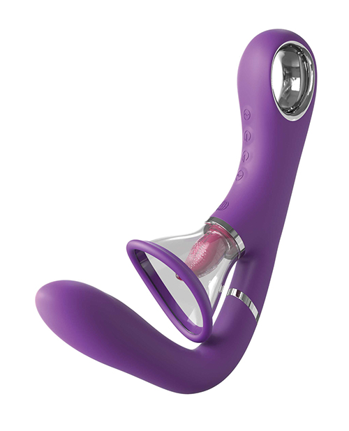 Fantasy For Her Rechargeable Pleasure Pro Vibrator from Pipedream Products. Craving incredible oral sex play and amazing G-Spot stimulation? Get the best of both worlds with Her Ultimate Pleasure Pro! This latest innovation gives you all the thrilling