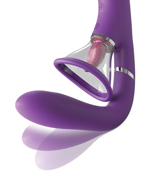 Fantasy For Her Rechargeable Pleasure Pro Vibrator from Pipedream Products. Craving incredible oral sex play and amazing G-Spot stimulation? Get the best of both worlds with Her Ultimate Pleasure Pro! This latest innovation gives you all the thrilling
