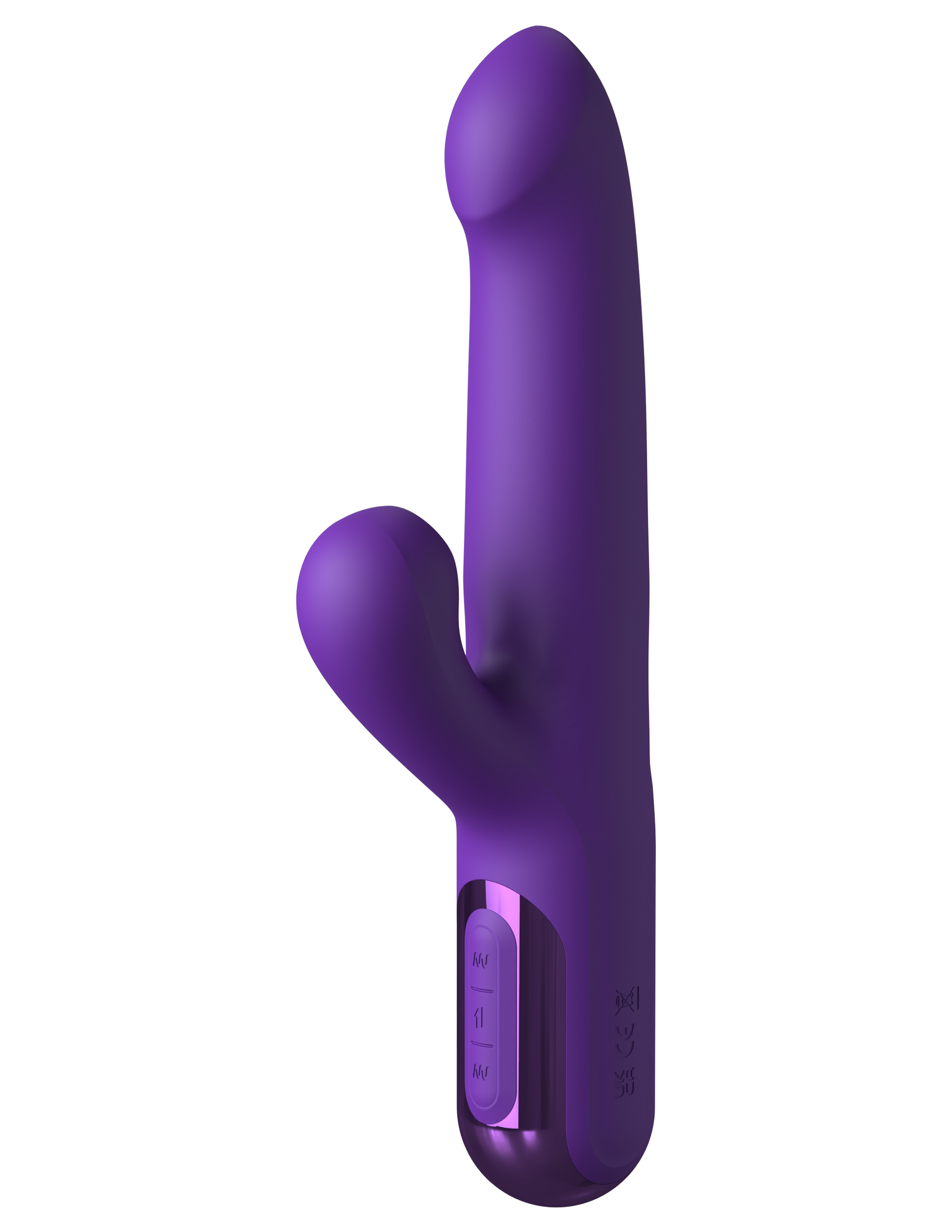Experience the thrill of hi-speed thrusting! The Super SoniX Thruster is THE quintessential vibrating "rabbit massager" designed to take you to the finish line like never before! Using the same mechanism as massage gun therapy
