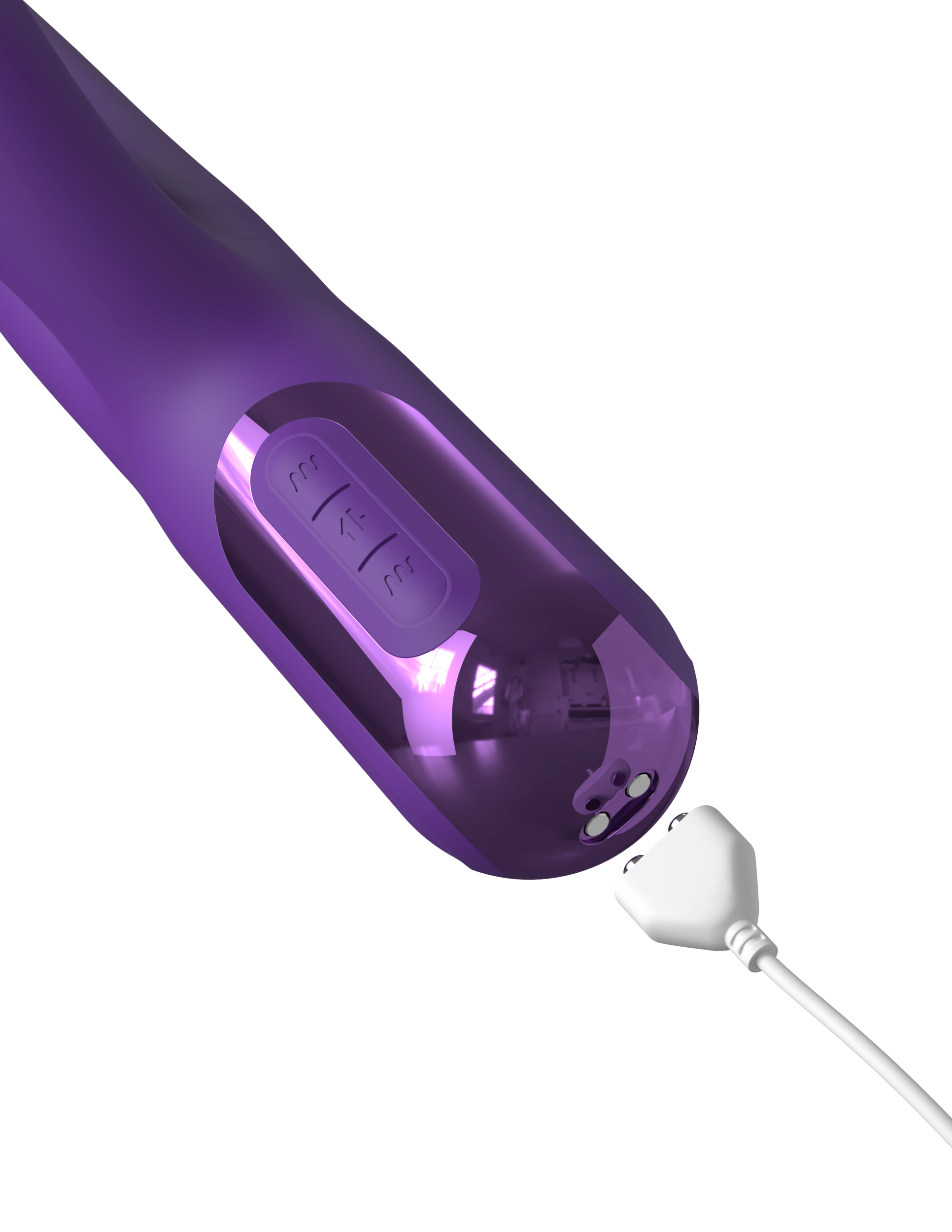 Experience the thrill of hi-speed thrusting! The Super SoniX Thruster is THE quintessential vibrating "rabbit massager" designed to take you to the finish line like never before! Using the same mechanism as massage gun therapy
