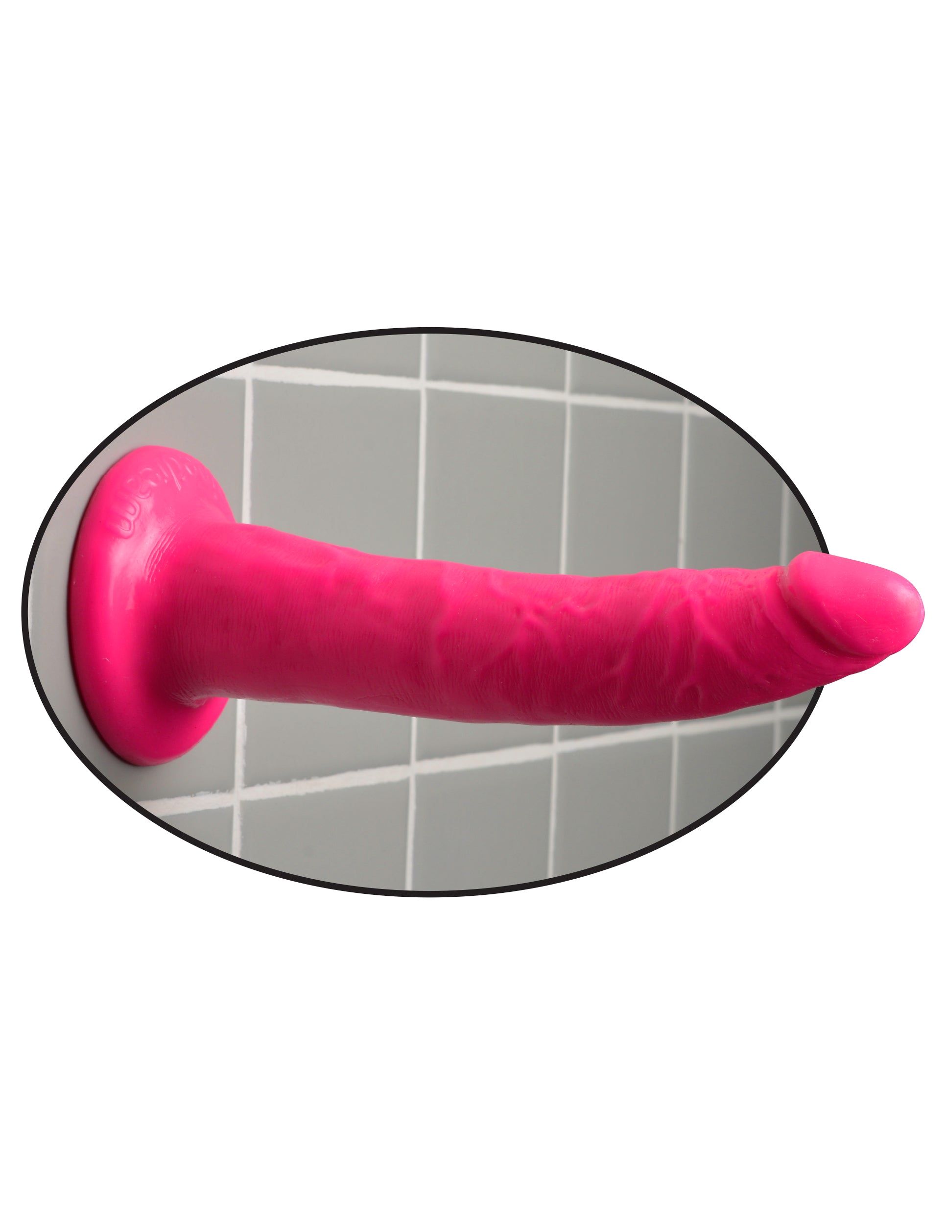 New and improved! Dillio 7 inches Slim Dildo Pink from Pipedream Products. Boutique friendly Dillio line is designed to hit just the right spots every time. Perfect for first timers