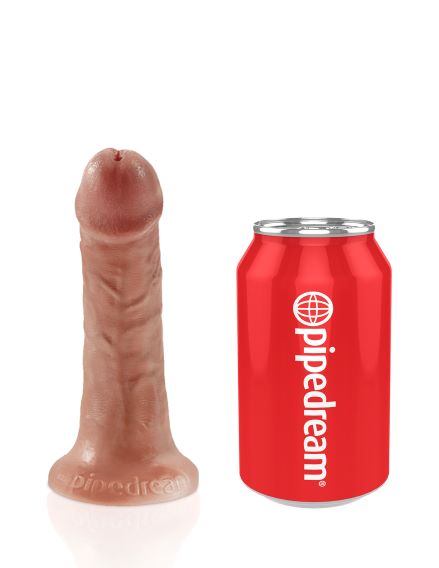 King Cock Strap On Harness with 6 inches Cock Tan Dildo Real Deal RD from Pipedream Products. When you want your first strap on to look and feel just like the real thing