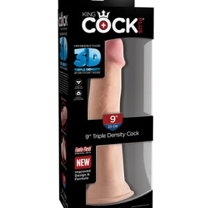 King Cock Triple Density 9 inches Beige Dildo from Pipedream Products. Feel the difference!