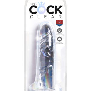 King Cock Clear 6 inches Cock Realistic Dildo from Pipedream Products. Clearly the best! Created to heighten your pleasure experience
