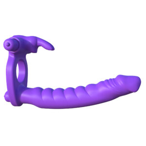 Fantasy C-Ringz Silicone Double Penetrator Rabbit Purple from Pipedream Products. Double the pleasure and double the fun with the incredible Silicone Double Penetrator Rabbit! Now you both can enjoy the thrill of double penetration without having to worry