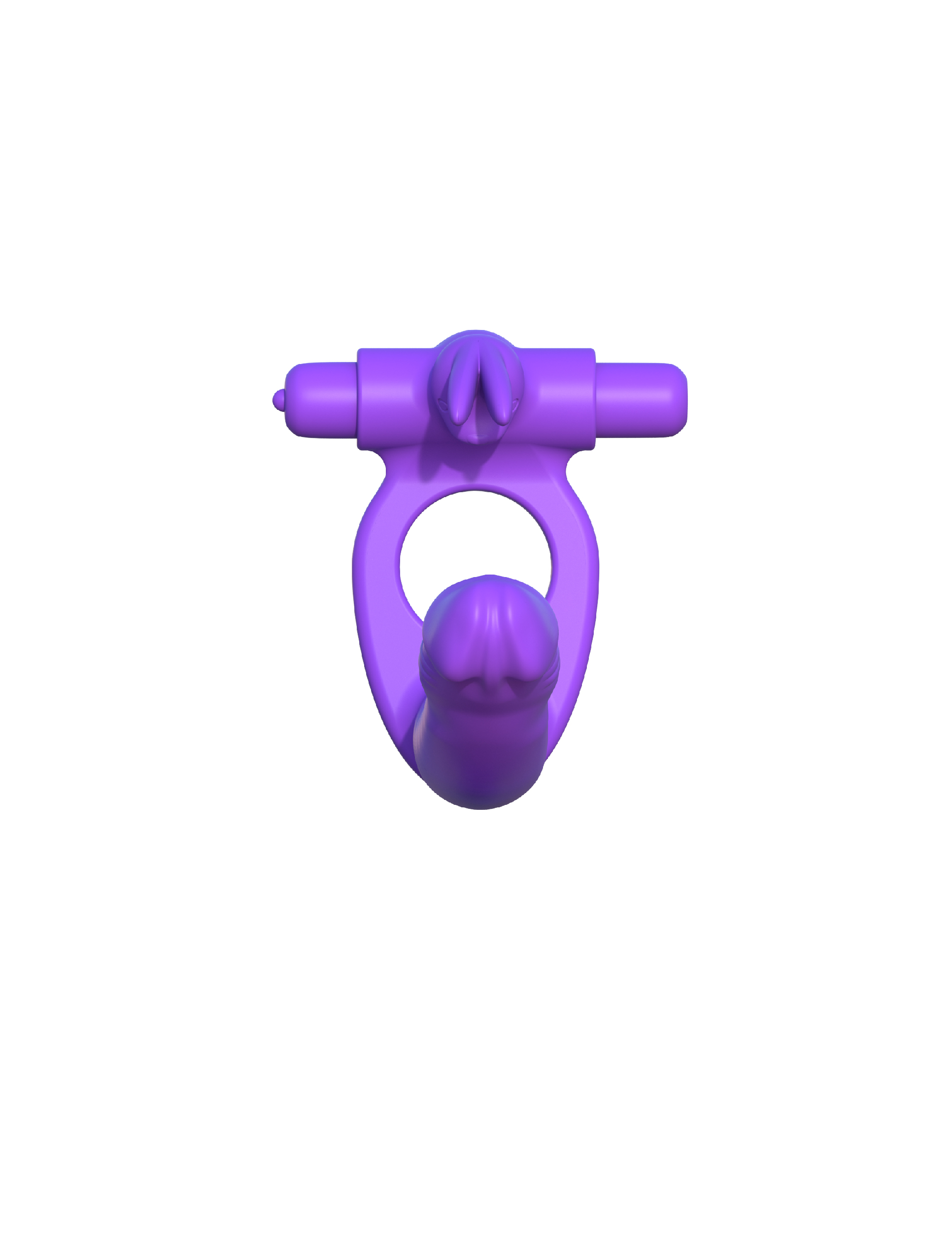 Fantasy C-Ringz Silicone Double Penetrator Rabbit Purple from Pipedream Products. Double the pleasure and double the fun with the incredible Silicone Double Penetrator Rabbit! Now you both can enjoy the thrill of double penetration without having to worry